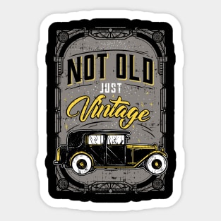 Not Old Just Vintage Sticker